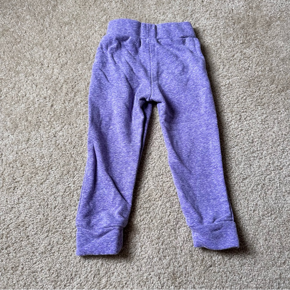 Garanimals Purple Marled Joggers - Picture 3 of 5
